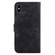 iPhone XS Max Lily Embossed Leather Phone Case - Black