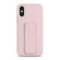 iPhone XS Max Liquid Silicone Holder Phone Case - Sand Pink