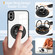 iPhone XS Max Magnetic Rotating Ring Holder Phone Case - Black