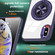 iPhone XS Max Magnetic Rotating Ring Holder Phone Case - Dark Purple