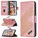 iPhone XS Max Matching Color Crocodile Texture Horizontal Flip PU Leather Case with Wallet & Holder & Card Slots - Rose Gold