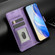 iPhone XS Max Multi-Card Slots Zipper Wallet Leather Phone Case - Purple