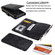 iPhone XS Max Multifunctional Retro Detachable Magnetic Horizontal Flip Leather Case with Card Slots & Holder & Wallet & Photo Frame - Black