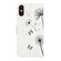 iPhone XS Max Oil Embossed 3D Drawing Leather Phone Case - Couple Dandelion