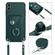 iPhone XS Max Organ Card Bag Ring Holder Phone Case with Long Lanyard - Green