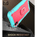 iPhone XS Max PC + Rubber 3-layers Shockproof Protective Case with Rotating Holder - Mint Green + Rose Red