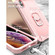 iPhone XS Max PC + Rubber 3-layers Shockproof Protective Case with Rotating Holder - Rose Gold