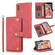 iPhone XS Max PU + TPU Horizontal Flip Leather Case with Holder & Card Slot & Wallet & Lanyard - Wine Red