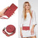 iPhone XS Max PU + TPU Horizontal Flip Leather Case with Holder & Card Slot & Wallet & Lanyard - Wine Red