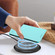 iPhone XS Max RC01 Dual-Folded Magnetic Suction RFID Leather Phone Case - Mint Green