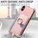 iPhone XS Max Retro Cross Leather Ring Side Insert Card Bag MagSafe Phone Case - Pink
