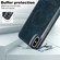 iPhone XS Max Retro Leather Invisible Stand MagSafe Phone Case - Blue
