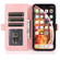 iPhone XS Max Retro Magnetic Closing Clasp Horizontal Flip Leather Case with Holder & Card Slots & Photo Frame & Wallet - Rose Gold
