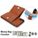iPhone XS Max RFID Anti-theft Card Ring Holder Phone Case - Brown