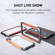 iPhone XS Max R-JUST Metal + Wood Frame Protective Case