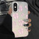 iPhone XS Max Silver Painting PC Hybrid TPU Phone Case - Bow White