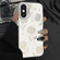 iPhone XS Max Silver Painting PC Hybrid TPU Phone Case - Hollow Rose White