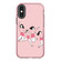 iPhone XS Max Simple Illustration Pattern Full Coverage Phone Case - Happy Friend A
