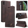 iPhone XS Max Skin Feel Anti-theft Brush Horizontal Flip Leather Case with Holder & Card Slots & Wallet - Brown