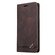iPhone XS Max Skin Feel Anti-theft Brush Horizontal Flip Leather Case with Holder & Card Slots & Wallet - Brown