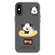 iPhone XS Max Skin Feeling Jelly TPU Hybrid PC Phone Case - Enthusiastic Puppy Black