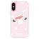 iPhone XS Max Skin Feeling Jelly TPU Hybrid PC Phone Case - Sports Baseball Pink