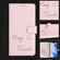 iPhone XS Max Smile Embossing RFID Leather Phone Case - Pink