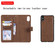 iPhone XS Max Solid Color Horizontal Flip Protective Case with Holder & Card Slots & Wallet & Photo Frame & Lanyard - Brown