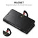 iPhone XS Max Suteni Q-03 Oil Wax Magnetic Clasp Leather Phone Case - Black