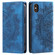 iPhone XS Max Totem Embossed Magnetic Leather Phone Case - Blue