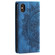 iPhone XS Max Totem Embossed Magnetic Leather Phone Case - Blue