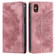 iPhone XS Max Totem Embossed Magnetic Leather Phone Case - Rose Gold