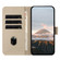 iPhone XS Max Triangle Pattern Buckle Clasp Leather Phone Case - Gold