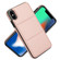 iPhone XS Max Tri-fold Holder Leather Phone Case with Card Slot - Rose Gold