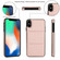 iPhone XS Max Tri-fold Holder Leather Phone Case with Card Slot - Rose Gold