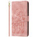 iPhone XS Max Tulips Embossed Leather Phone Case with Lanyard - Pink