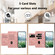 iPhone XS Max Tulips Embossed Leather Phone Case with Lanyard - Pink