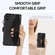 iPhone XS Max Wristband Holder Zipper Purse RFID Leather Phone Case - Black
