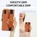 iPhone XS Max Wristband Holder Zipper Purse RFID Leather Phone Case - Brown