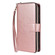 iPhone XS Max Zipper Wallet Bag Horizontal Flip PU Leather Case with Holder & 9 Card Slots & Wallet & Lanyard & Photo Frame - Rose Gold