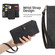 iPhone XS Max Zipper Wallet Magnetic Detachable Leather Phone Case - Black