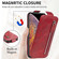 iPhone XS Max Zipper Wallet Vertical Flip Leather Phone Case - Red