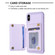 iPhone X / XS BF26 Wave Pattern Card Bag Holder Phone Case - Purple