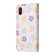 iPhone X / XS Bronzing Painting RFID Leather Case - Bloosoming Flower
