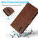 iPhone X / XS Calf Texture 2 in 1 Detachable Magnetic Back Cover Horizontal Flip Leather Case with Holder & Card Slots & Wallet & Photo Frame - Brown