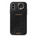 iPhone X / XS Calf Texture Card Slot Ring Holder Phone Case - Black