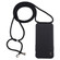 iPhone X / XS Candy Color TPU Protective Case with Lanyard - Black