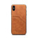 iPhone X / XS Card Slots Full Coverage PU+TPU Phone Case - Brown