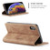 iPhone X / XS CaseMe-013 Multifunctional Retro Frosted Horizontal Flip Leather Case with Card Slot & Holder & Wallet - Brown