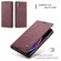 iPhone X / XS CaseMe-013 Multifunctional Retro Frosted Horizontal Flip Leather Case with Card Slot & Holder & Wallet - Wine Red